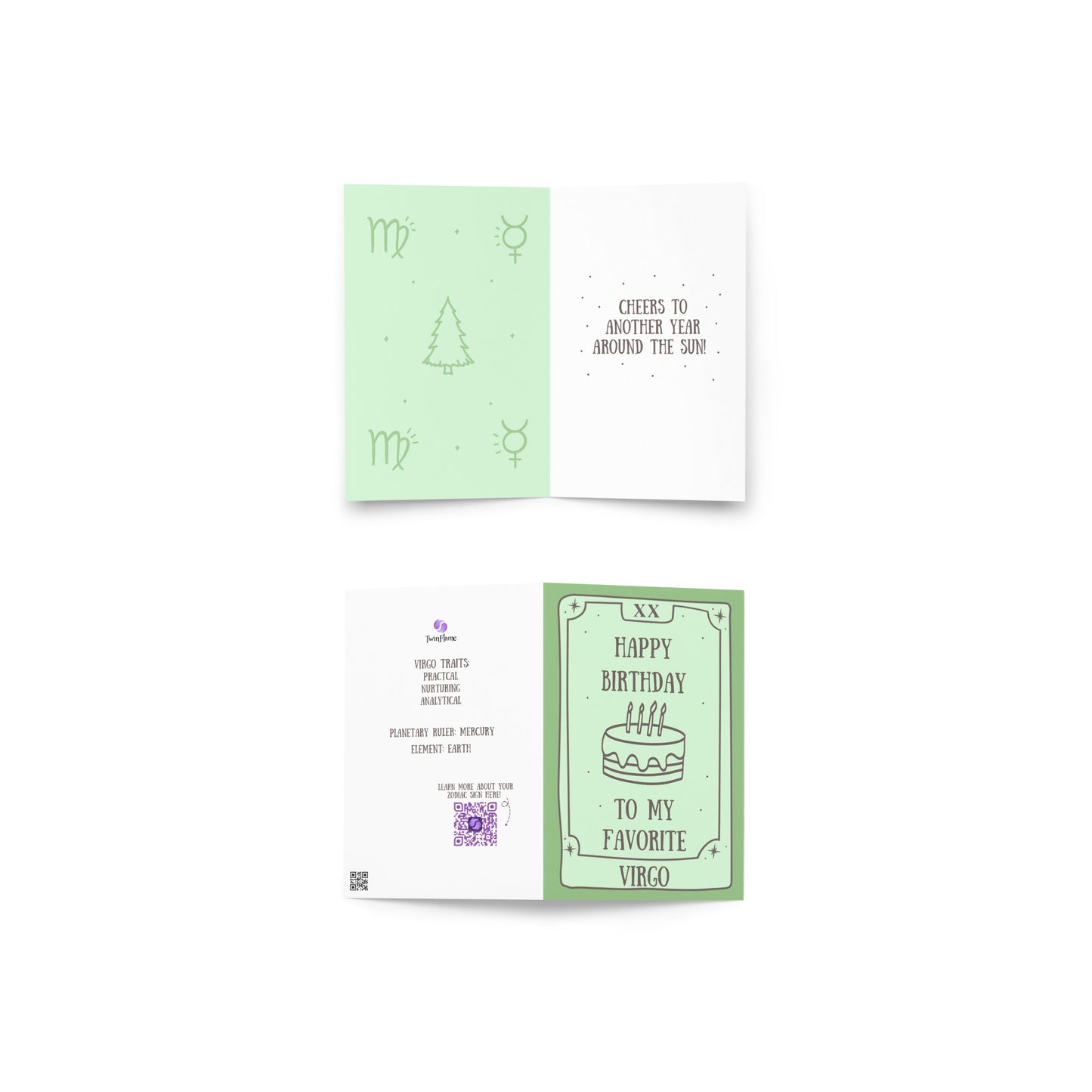 Virgo Birthday Card
