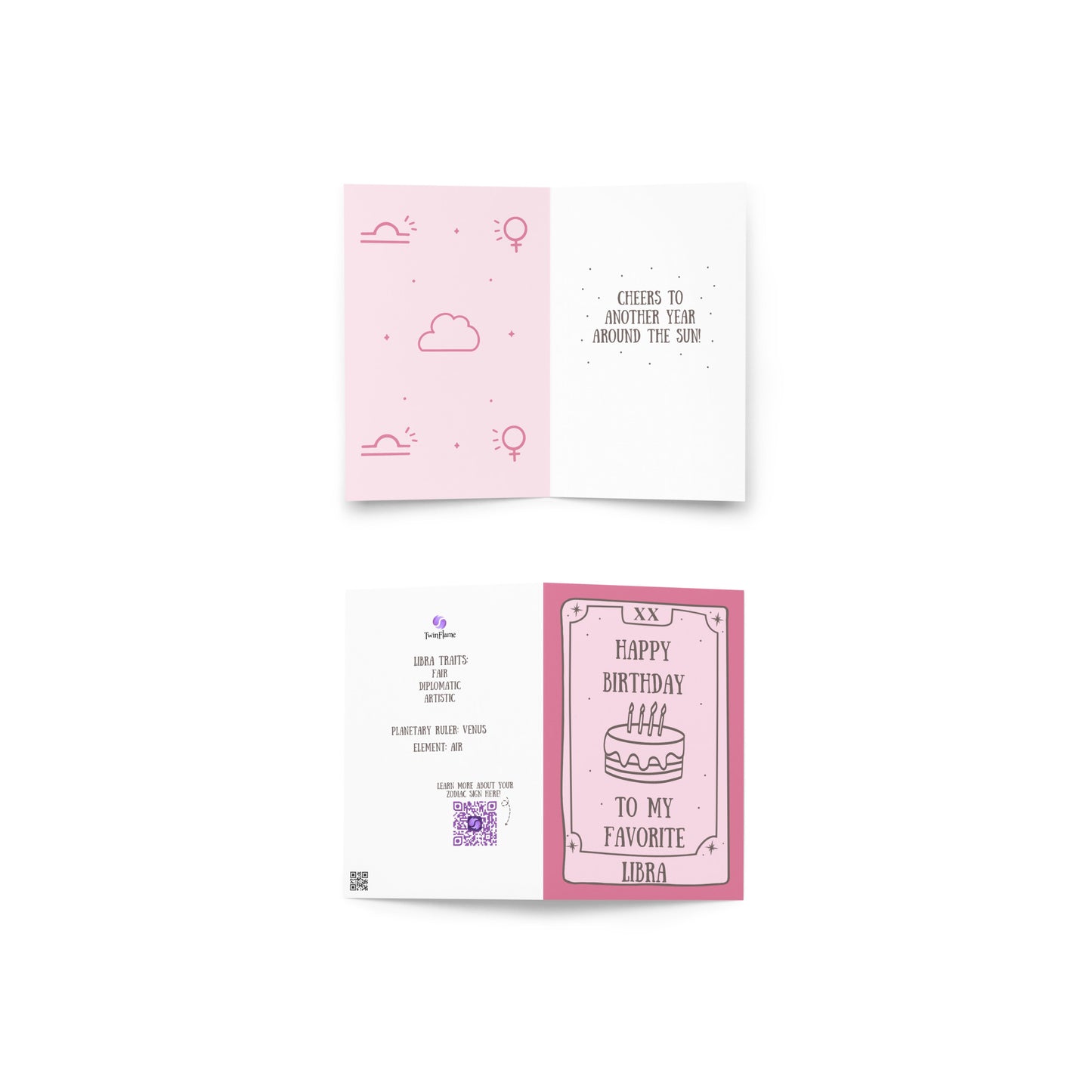 Libra Birthday Card