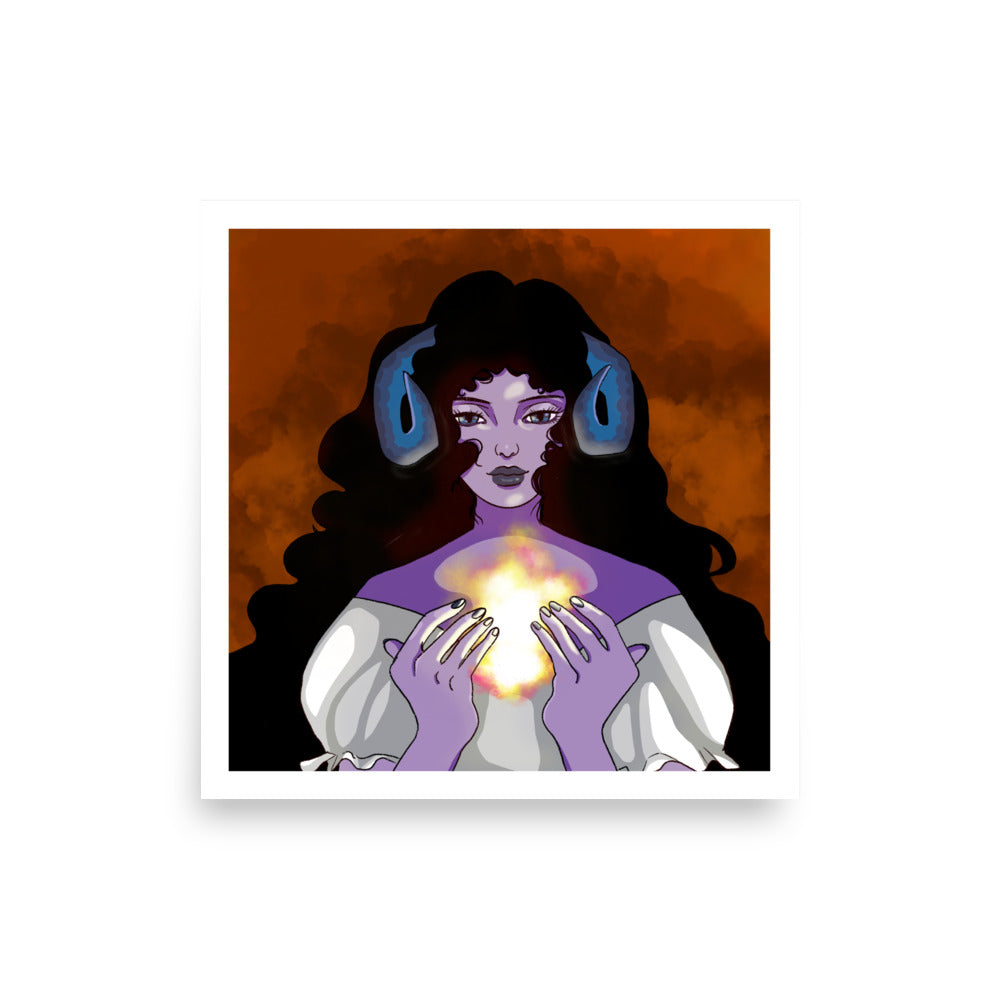 Aries Zodiac Print