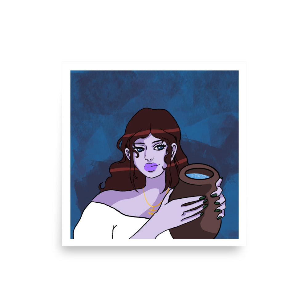 Aquarius Zodiac Print