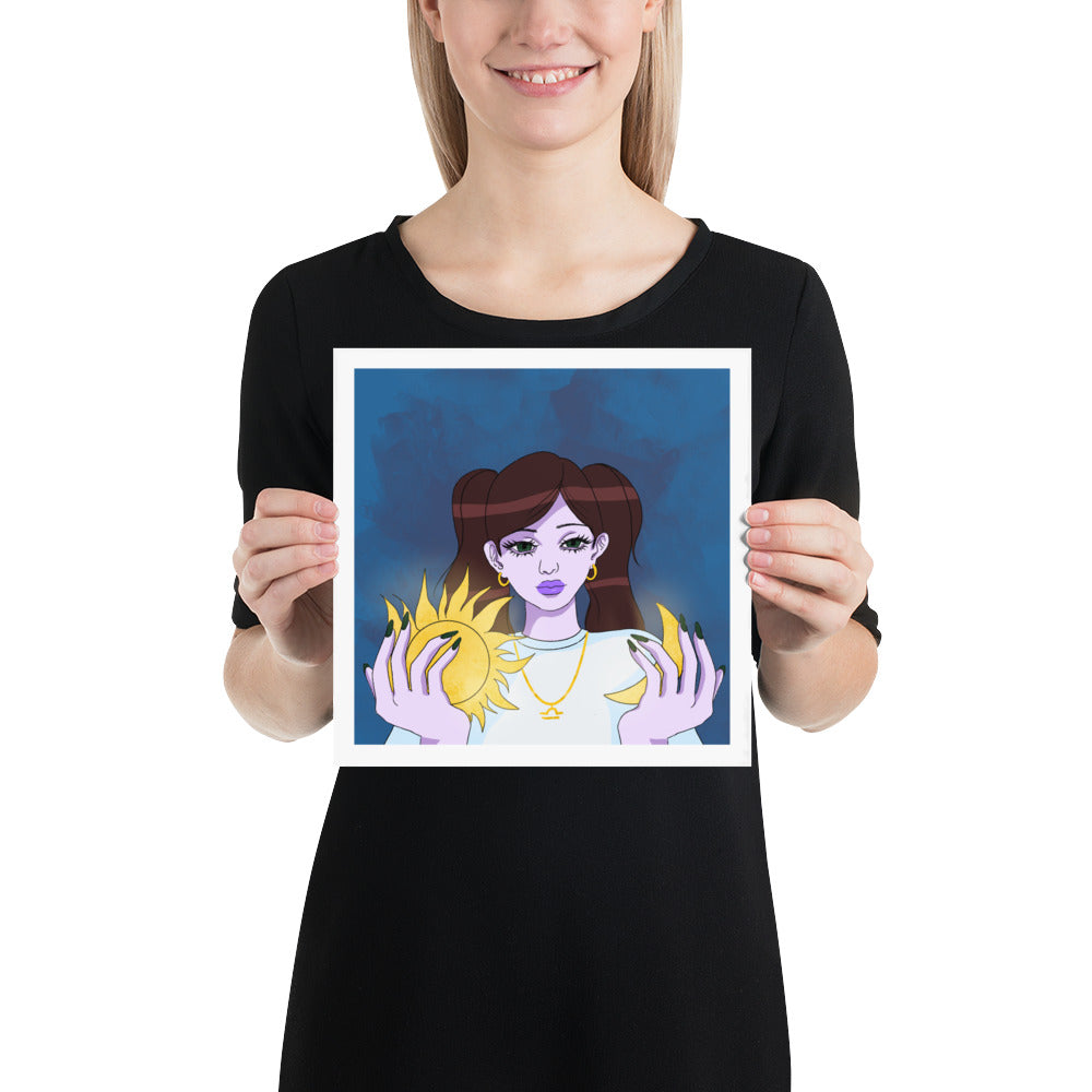 Libra Zodiac Print