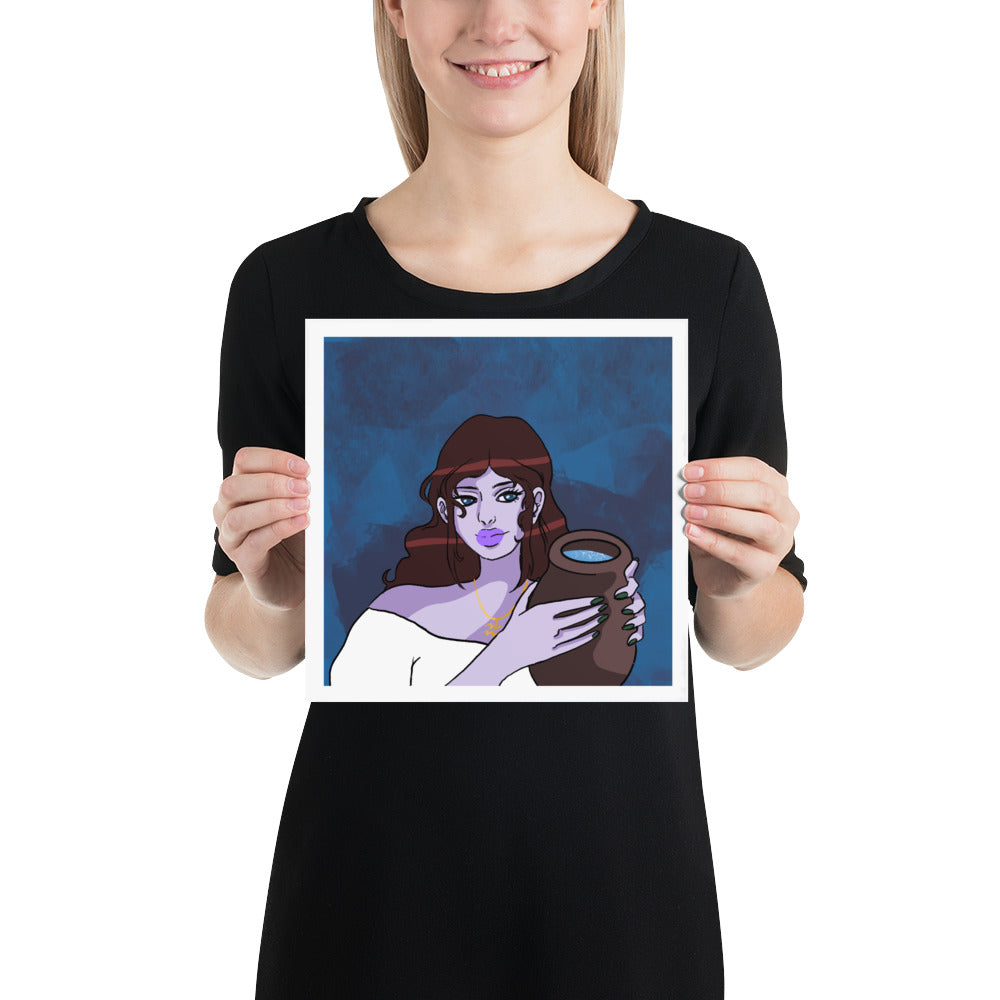 Aquarius Zodiac Print